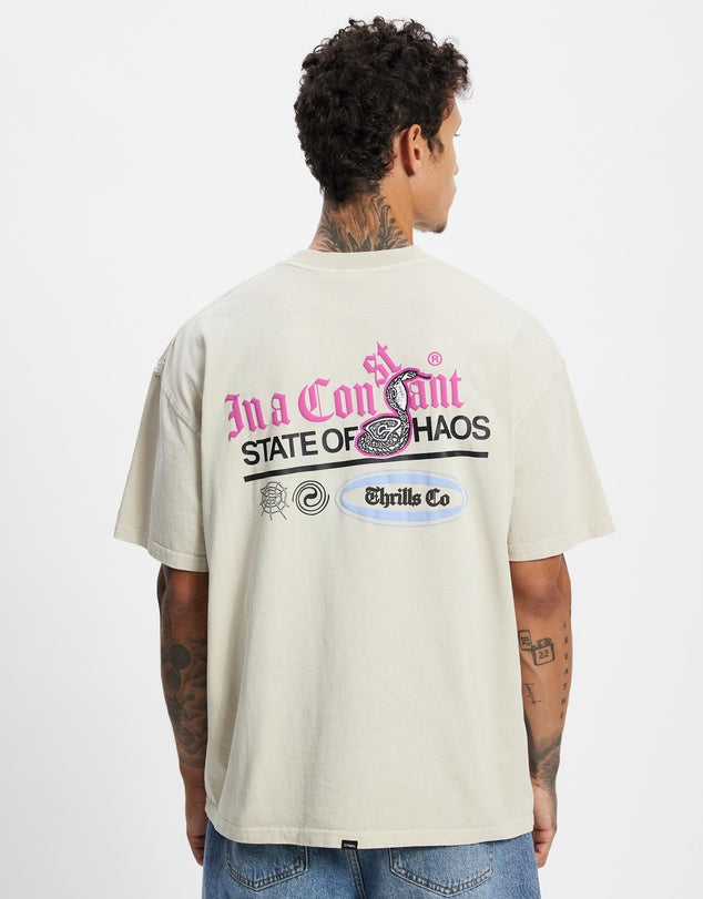 Thrills - Bueno Bueno Bueno Oversize Fit Tee in Oatmeal