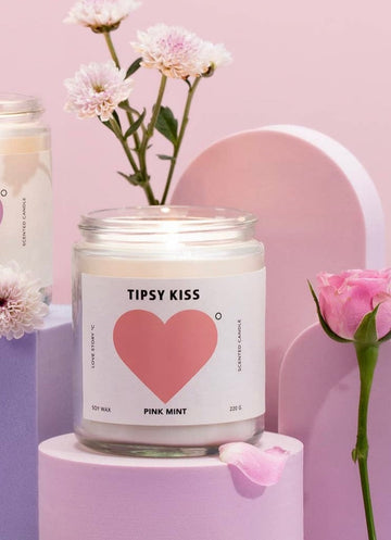 PINKMINT - Love Candle in Tipsy Kiss