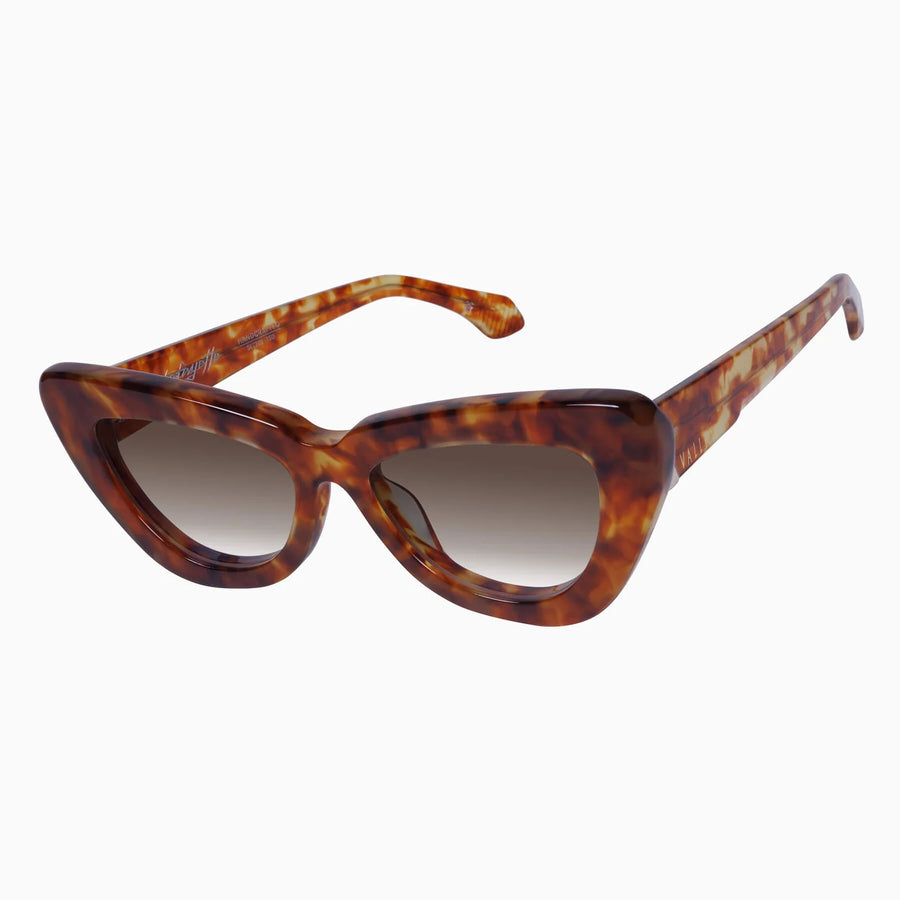 VALLEY EYEWEAR - Lafayette Maple Tort w. IGold Metal/Brown Gradient Lens