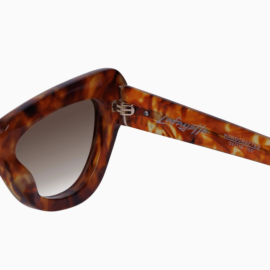 VALLEY EYEWEAR - Lafayette Maple Tort w. IGold Metal/Brown Gradient Lens