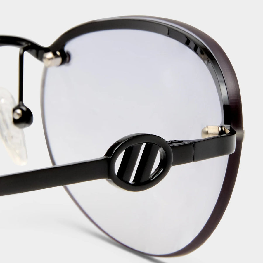 LE SPECS Sunglasses - The Slinky in Black