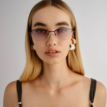 LE SPECS Sunglasses - The Slinky in Black