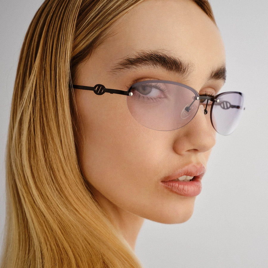 LE SPECS Sunglasses - The Slinky in Black