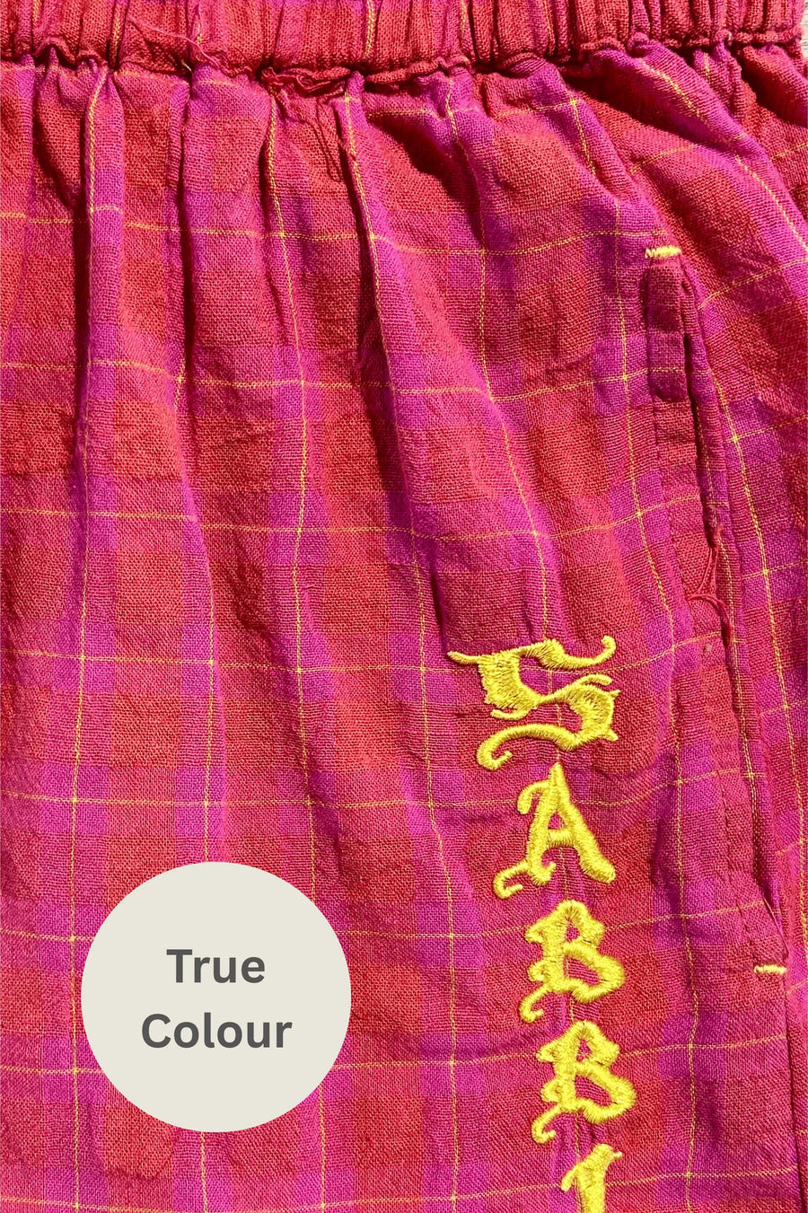 SABBI - The Linen Boxer Short in Pink