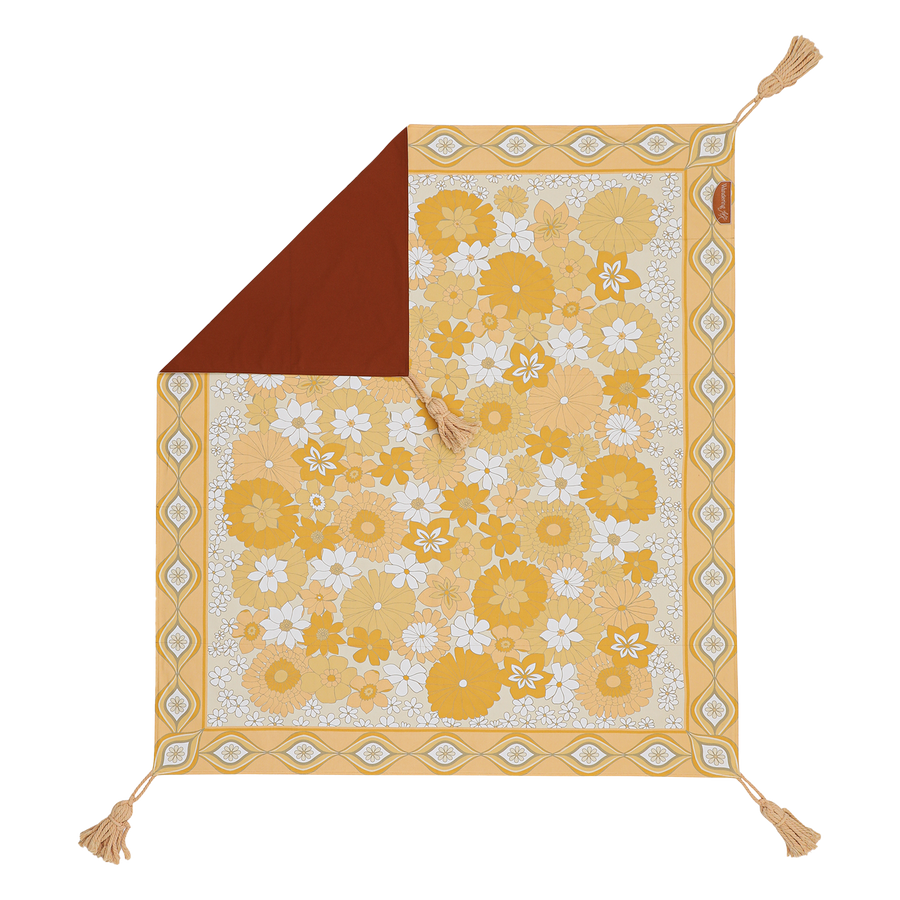 Wandering Folk - Lola Picnic Rug in Honey