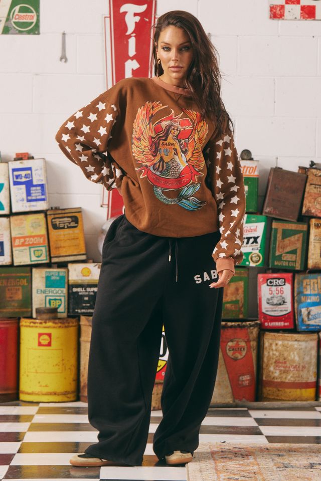Sabbi - Diego Jumper in Dream Big Brenda in Rich Clay