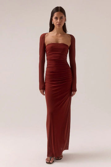 Sovere - Myriad Bolero Dress in Cinnamon