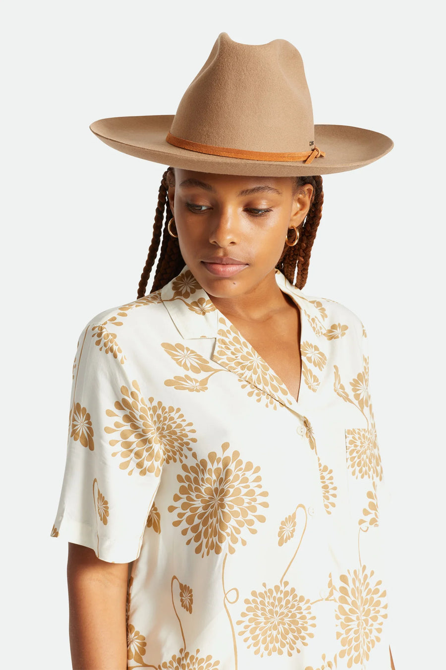 Brixton - Sedona Reserve Cowboy Hat in Mojave