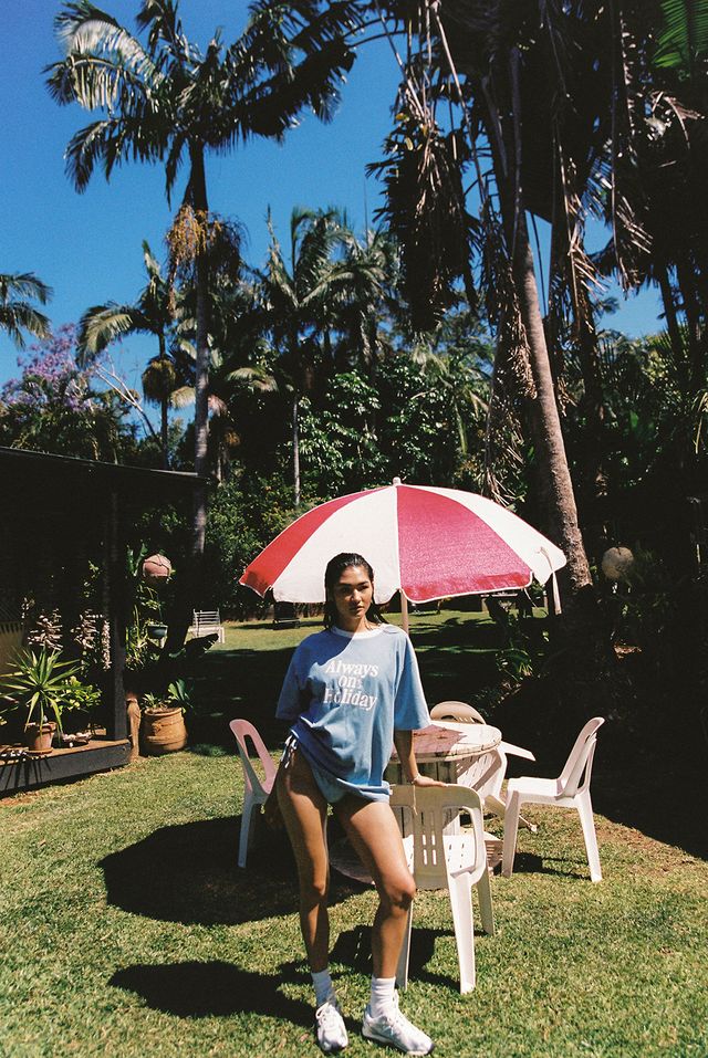 Sea Street - Always on Holiday T-Shirt in Dusk Blue