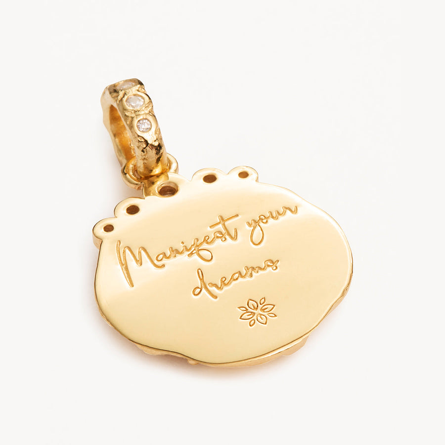 By Charlotte - Manifest Your Dreams Necklace Pendant - Gold