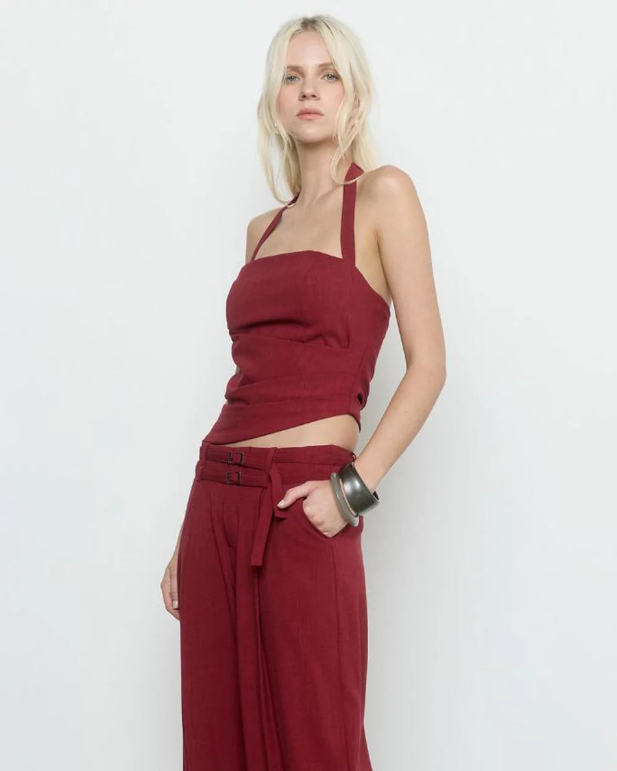 Sovere - Priya Top in Cranberry