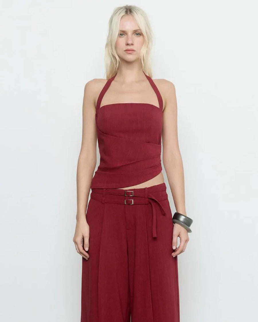 Sovere - Priya Top in Cranberry