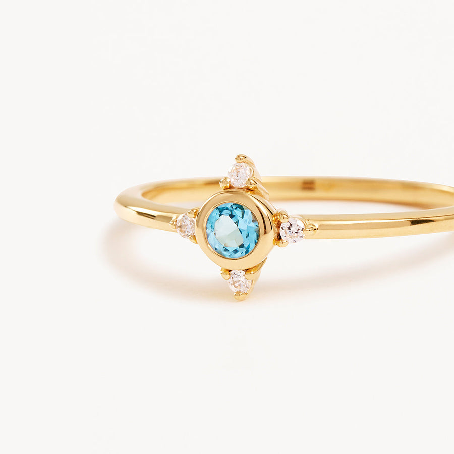 By Charlotte - Chasing Dreams Ring- Gold