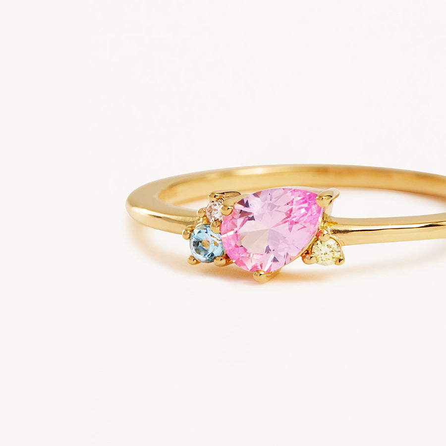 By Charlotte - Cherished Connections Ring- Gold