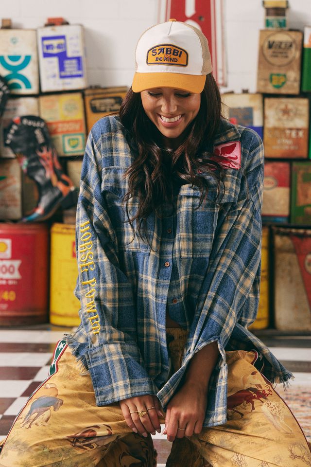 Sabbi - The Horse Power Flannel Shirt in Blue