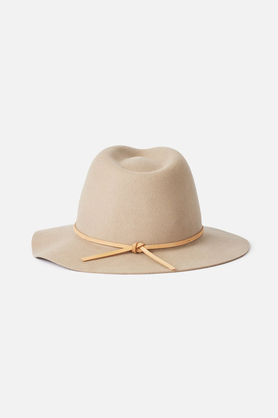 Brixton - Wesley Messer Packable Fedora in Light Tan