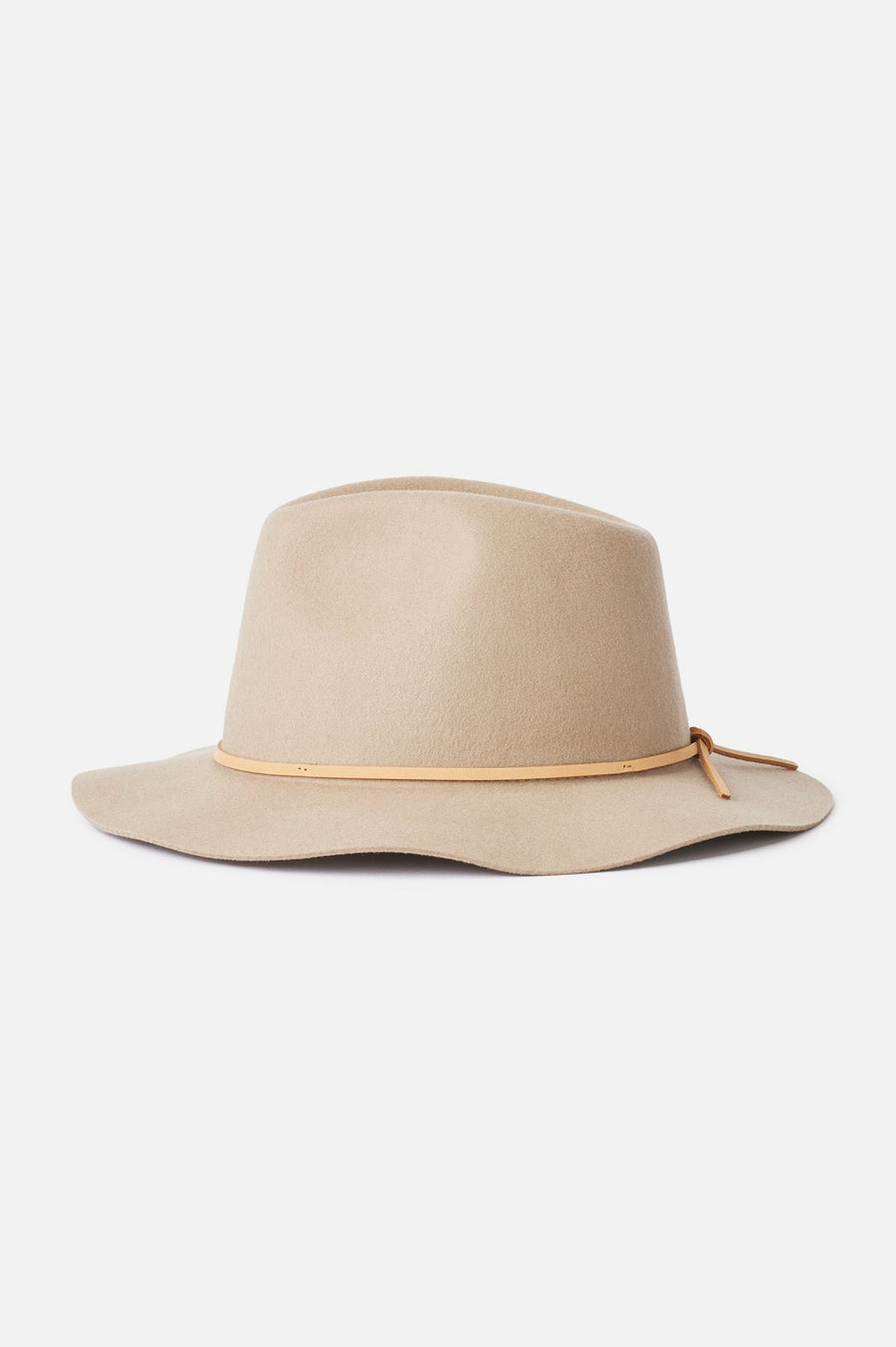 Brixton - Wesley Messer Packable Fedora in Light Tan