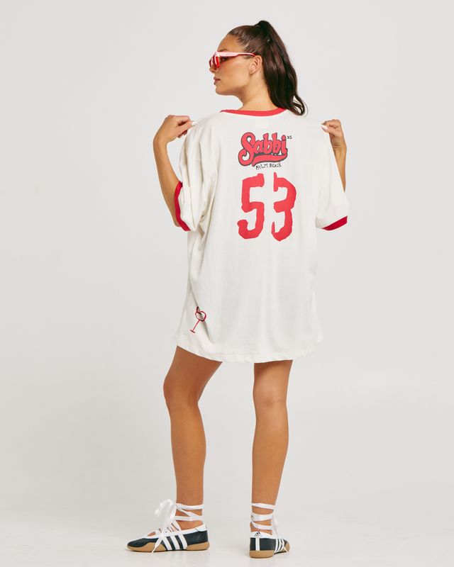 SABBI - The OvershareTee in Marshmallow