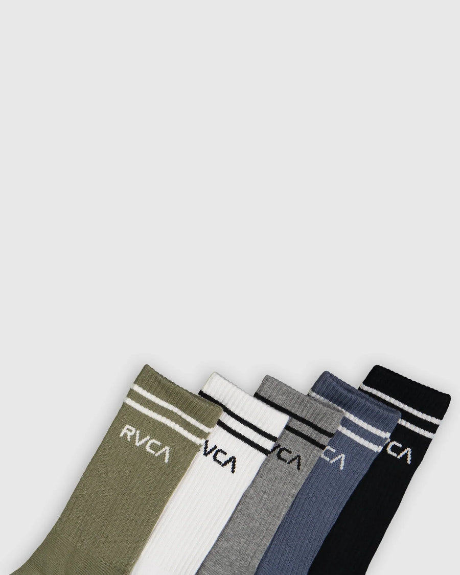 RVCA - Union Sock 5 Pack in Multi