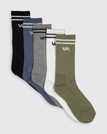 RVCA - Union Sock 5 Pack in Multi