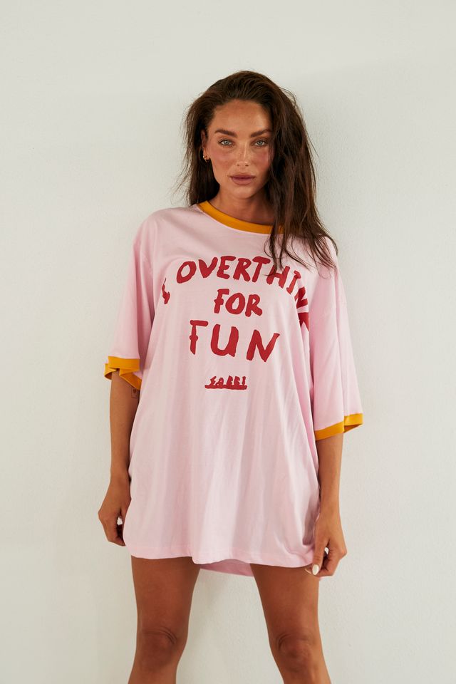 SABBI - The Overthink Tee in Pink