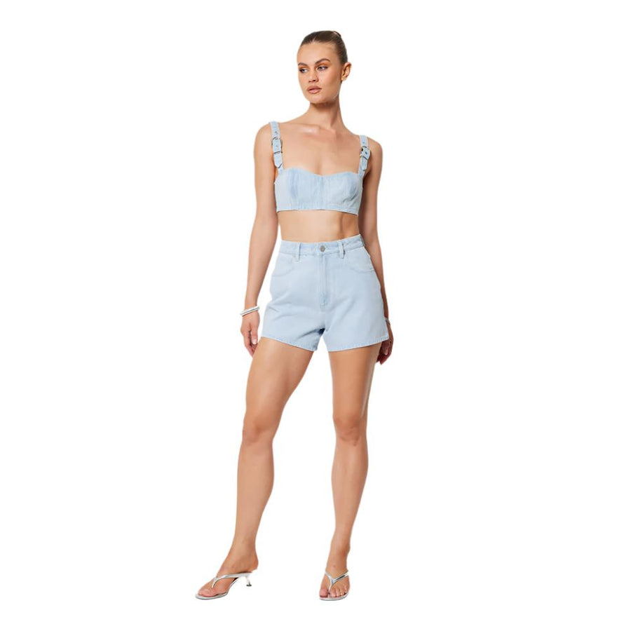 Abrand - Venice Short Kate in Light Vintage Blue