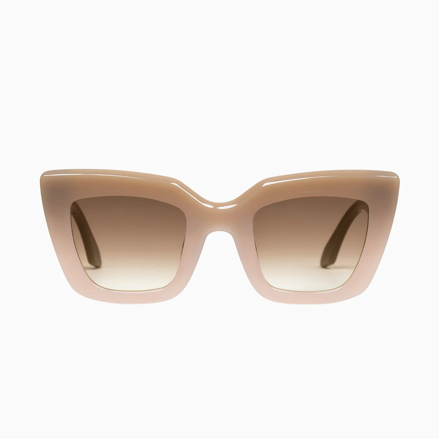VALLEY EYEWEAR - Brigada Toffee Fade to Ivory/Brown Gradient Lens