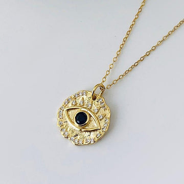 Sun Soul - Evil Eye Pendant Necklace