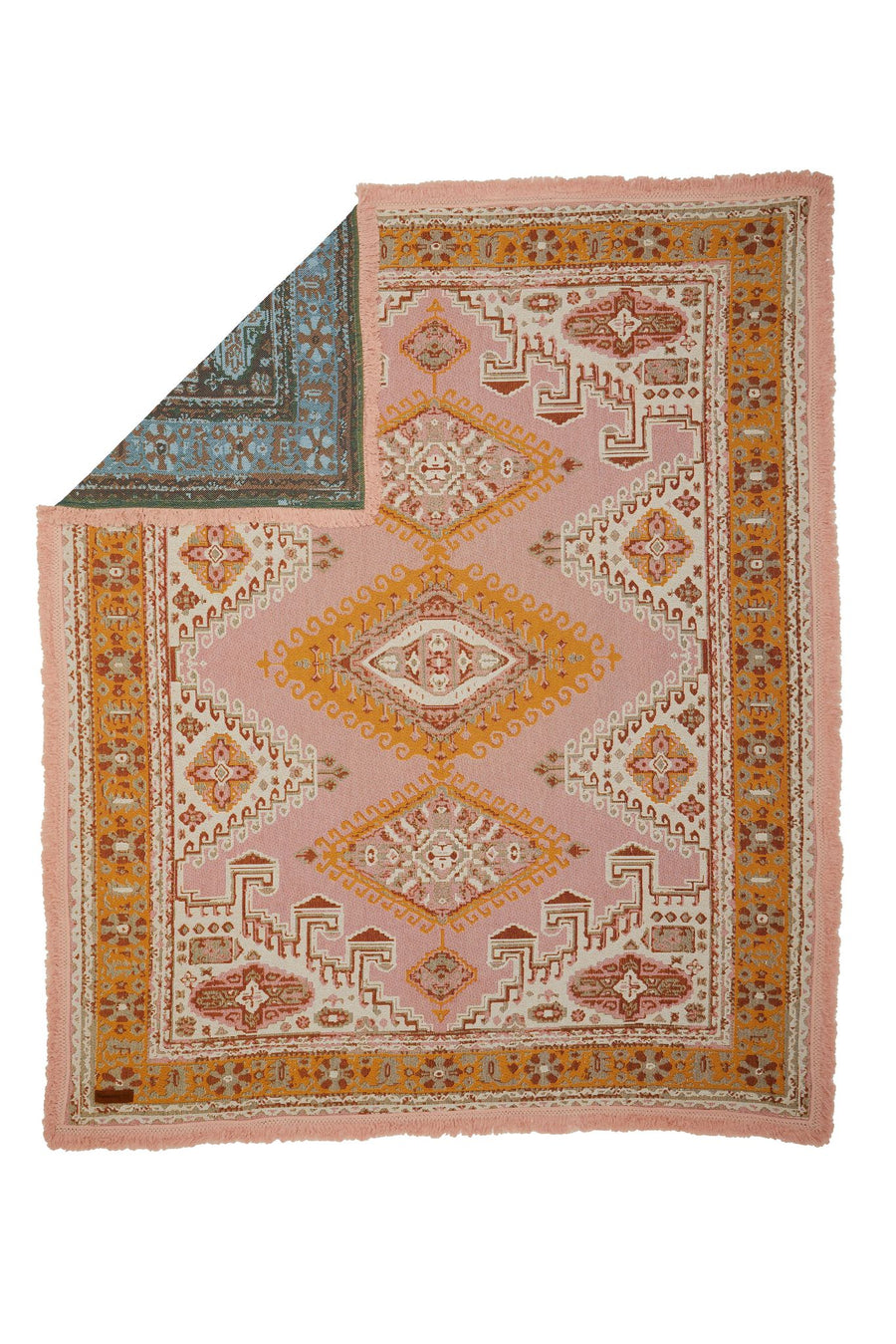 Wandering Folk - Wandering Throw in Pink Sands