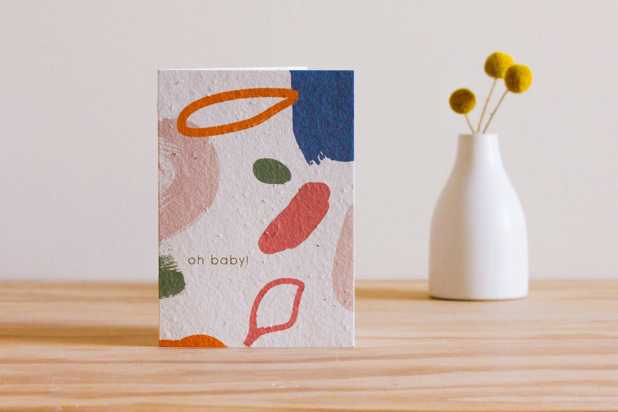 Hello Petal - Oh Baby Plantable Card